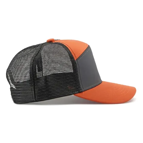 Trucker Hat Mesh Back Breathable Polyester Sun Protection Outdoor Sports Adjustable Snapback Baseball Cap Unisex