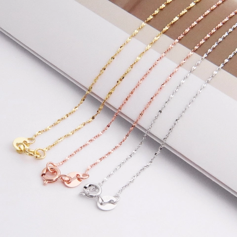 925 Sterlingsilber Sternenhimmel Halskette Minimalistisch Dünne Schlüsselbein Kette Für Damen Galvanisiert Gold Schmuck