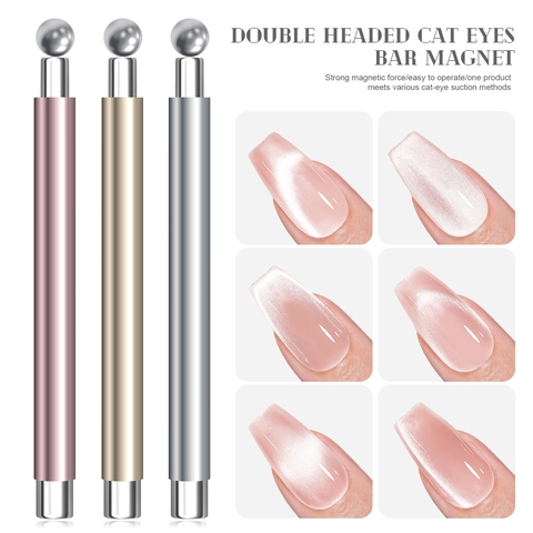 Kattenoog Magneetstick Metaal Sterke Magnetische Tool Voor DIY Nail Art Professioneel Manicure Effect Elegante Veelkleurige Stick