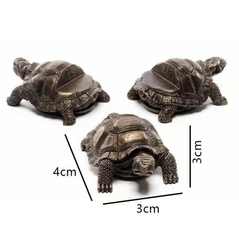 Figuritas De Animales De Resina Bronce Antiguo Para Pies De Macetas Estatuas De Jardín Decoración Del Hogar Adornos Escritorio Creativos