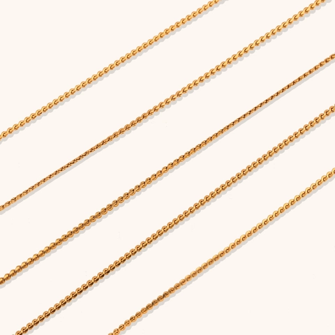 Collana a Catena Minimalista in Acciaio Inossidabile 316L Bracciale Cavigliera Catena da Vita per Donna Accessorio in Oro 18K