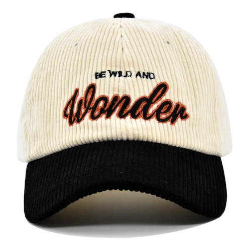 Cappellino Da Baseball In Velluto A Coste Retro Patchwork Ricamo Lettere Cappello Casual Regolabile