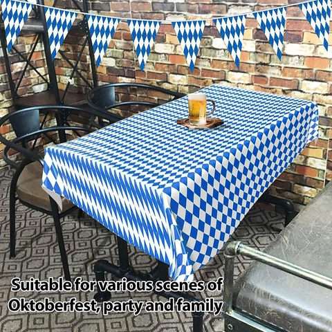 Tovaglia In Plastica Usa E Getta Impermeabile Rettangolare Per Decorazione Festa Di Compleanno Oktoberfest