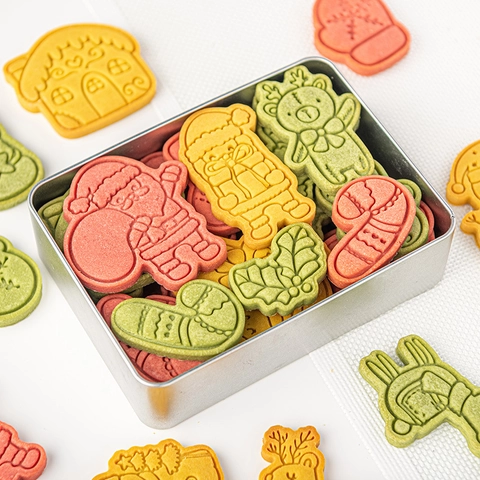 Tagliabiscotti Di Natale Babbo Natale Pupazzo Di Neve Plastica Goffratura Fondente Stampo Per Biscotti DIY Strumento Cucina