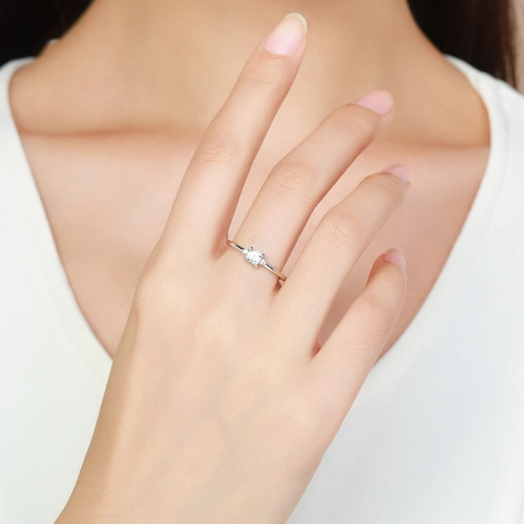 925 Sterling Silber Schmuckset Für Damen Quadratische Zirkonia Geometrische Halskette Ohrringe Und Ring Minimalistischer Luxus
