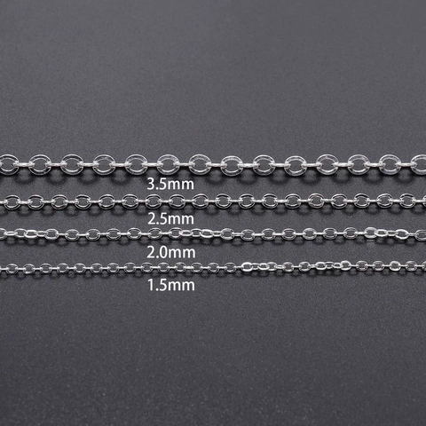 Catena Per Creazione Di Gioielli Fai Da Te In Ferro Placcato Rame Catene A Maglie A Forma Di Croce O Per Collana Bracciale