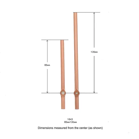 Metal Clock Hands Rose Gold Aluminum Hour Minute For DIY Wall Clock Repair Modern Simple Style