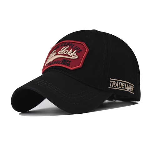 Berretto Da Baseball Cotone Lavato Ricamato New York Patch Vintage Regolabile Cappello Da Sole Unisex