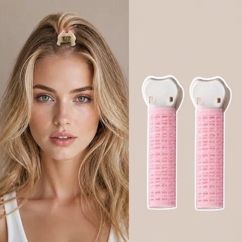 Hair Root Volumizing Clips Self Grip Hair Rollers Bangs Fluffy Curler Styling Tools Plastic Nylon For Women Girls