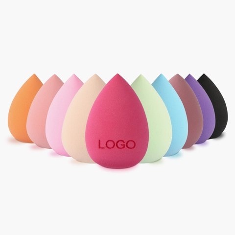 Non Latex Makeup Sponges Hydrophilic Beauty Blender For Foundation Liquid Cream Wet Dry Dual Use Professional Soft Teardrop Gourd Shapes