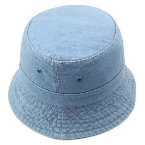 Cappello Da Pescatore In Cotone Denim Lavato Protezione Solare Traspirante Stile Retro Vintage Unisex Parasole Accessorio Estivo