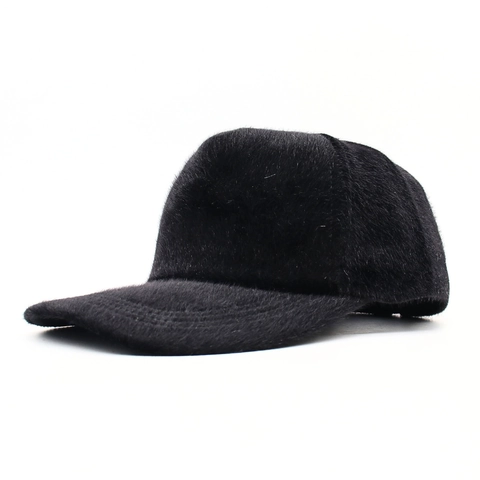 Gorra De Béisbol De Piel Sintética Felpa Cálida Invierno Exterior Parasol Moda Color Sólido Estilo Coreano Mujeres Otoño