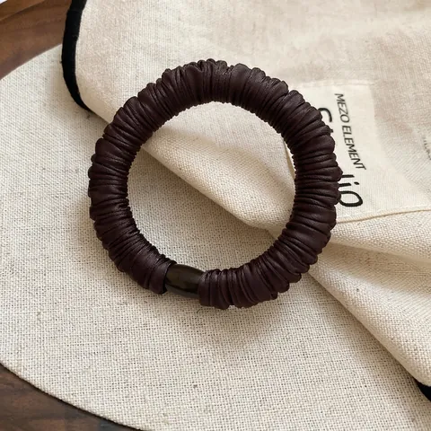 Coleteros De Satén Plisados Elegantes Soporte Para Coleta Elástico Accesorios De Estilo Simple Para Mujeres Niñas