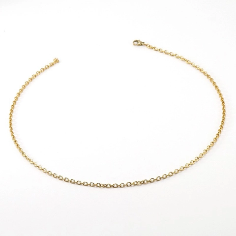 Bijoux En Acier Titane Plaqué Or Collier Et Bracelet Maille Jante Style Punk Minimaliste Mode Pour Hommes Et Femmes