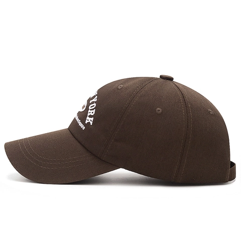 Unisex Vintage New York Bestickte Baseballkappe Baumwolle Polyester Atmungsaktiv Sonnenschutz Hut Verstellbare Outdoor Freizeit Mode Kappe