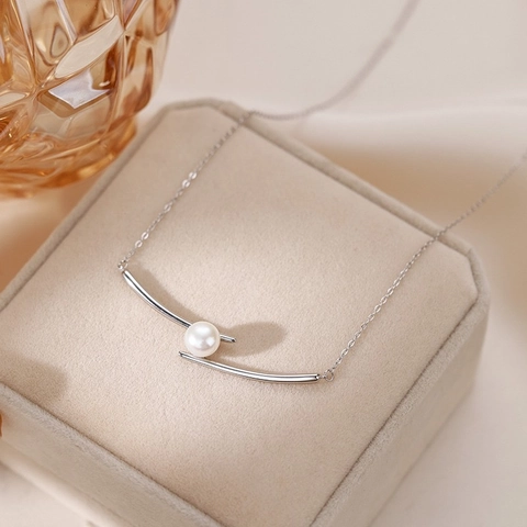 Collar De Colgante Cobre Chapado En Oro Corazón Estrella Luna Inicial Perla Artificial Joyería Minimalista Para Mujeres