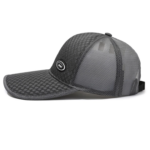 Gorra De Béisbol De Malla Transpirable Protección Solar Deporte Al Aire Libre Sombrero Camionero Ajustable Unisex