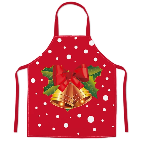 Weihnachtsschürze Polyester Fleckenabweisend Wasserdicht Küche Backen Cartoon Weihnachtsmann Rentier Muster Für Erwachsene Und Kinder