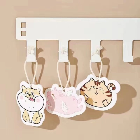 Wood Pulp Cotton Dishwashing Sponge Cute Cartoon Animal Design Highly Absorbent Oil Resistant Kitchen Cleaning Scrub Pad