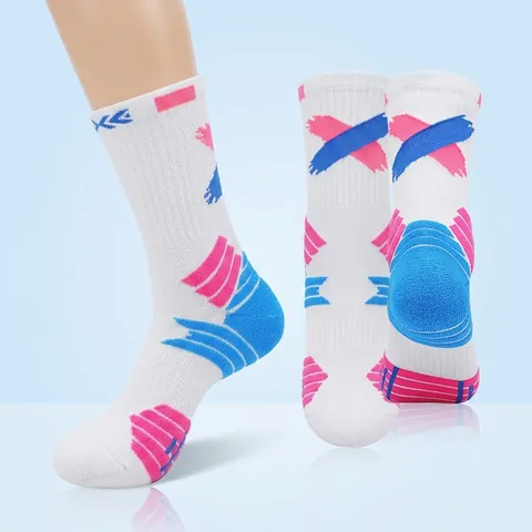 Professional Basketball Socks For Men Kids Thickened Towel Bottom Athletic Sports Socks Shock Absorption Crew Socks