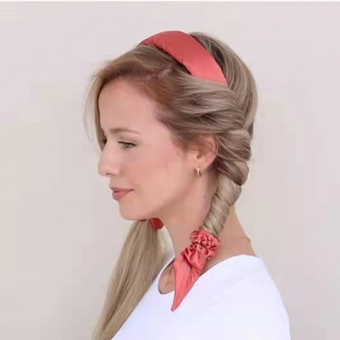Heatless Hair Curler Headband Satin Satin Foam Ribbon Overnight Curls DIY Wave Hair Styling Tools For Women No Heat