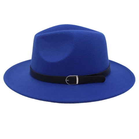 Chapeau Fedora Élégant Pour Enfants Bord Large Feutre Polyester Casquette Jazz Avec Boucle De Ceinture Style Vintage