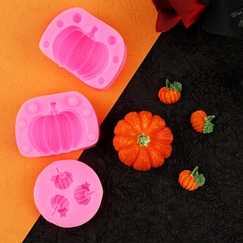 Kürbis Ahornblatt Silikonformen Halloween Herbst Thema Für Tortendekoration Schokolade Fondant Süßigkeiten Backen DIY Harz Handwerk