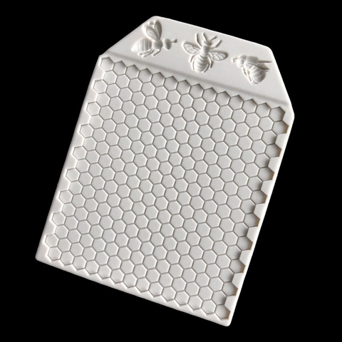 Stampo In Silicone Ape Nido D'Ape DIY Fondant Decorazione Bordo Torta Strumento Cottura Cioccolato Sapone Artigianato