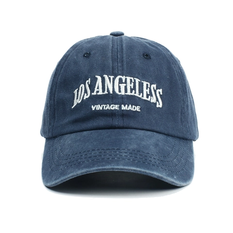 Gorra De Béisbol De Algodón Lavado Vintage Letra Bordada Los Ángeles Ajustable Gorro De Sol Retro Para Hombres Mujeres