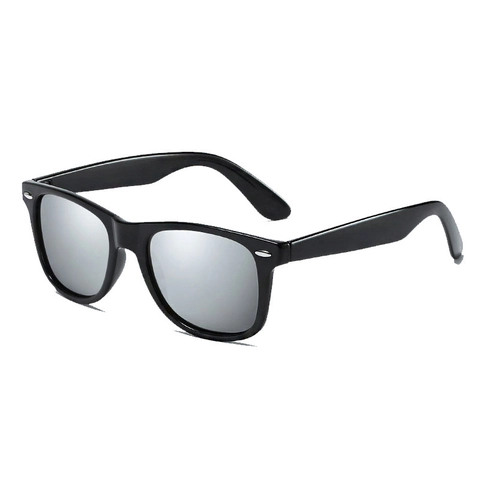 Retro Square Frame Sunglasses UV400 Protection Mirror Lens Wayfarer Style Unisex Eyewear Vintage Fashion