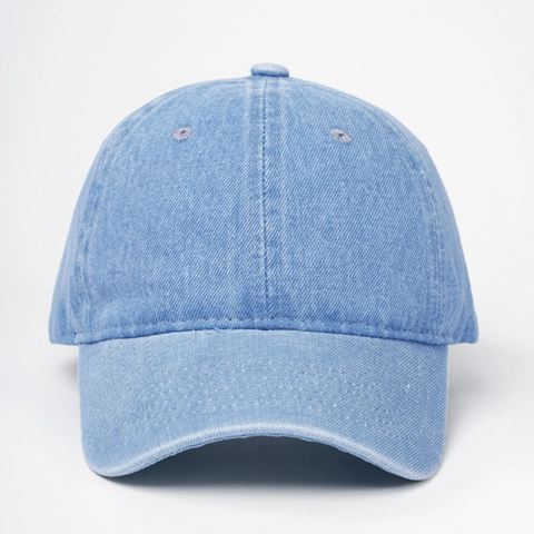 Retro Denim Honkbalpet Gewassen Katoen Verstelbaar Zonbescherming Buiten Casual Sport Hoed Heren Dames