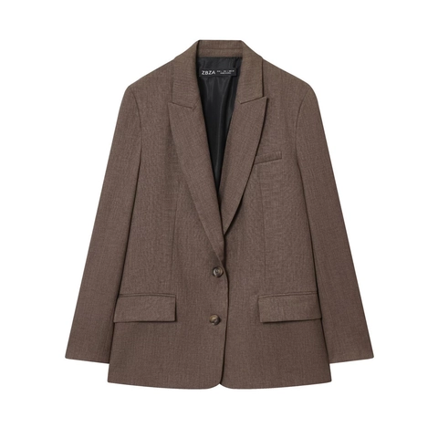Women Casual Chic Long Sleeve Notched Lapel Blazer And Pants Solid Color Polyester Streetwear Business Workwear Outfit
