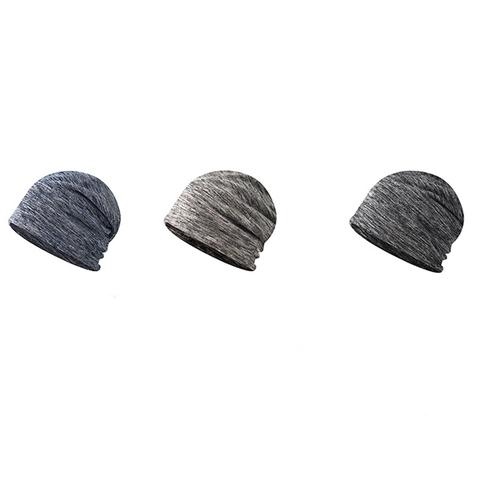 Slouchy Beanie Hat Cotton Breathable Soft Thin Melange Skull Cap Lightweight Outdoor Casual For Men Women