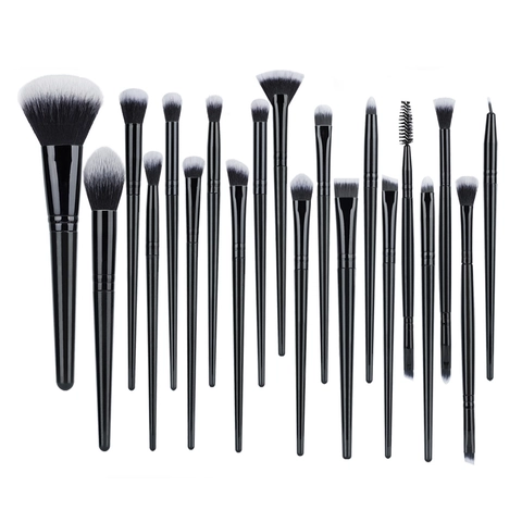 Professional Makeup Brushes Synthetic Fiber Soft Foundation Eyeshadow Powder Concealer Beauty Tools For Face Eye Makeup