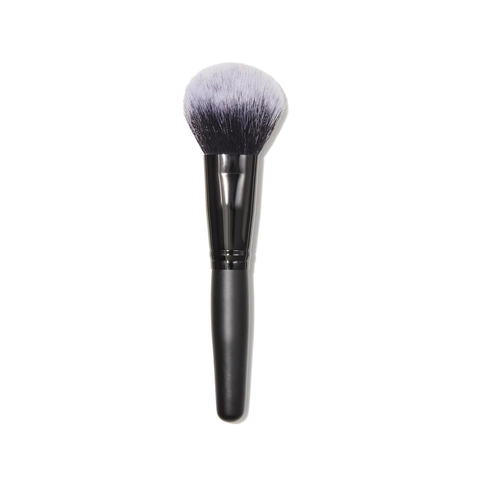 Pennello Trucco Professionale Fibra Sintetica Morbida Manico In Legno Forma Fiamma Per Cipria Fard Illuminatore Bellezza Viso