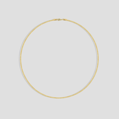 Collier Ras du Cou à Ressort en Cuivre Plaqué Or 18K Minimaliste pour Femme Bijoux de Cou Géométriques Simples Élégants Cadeau