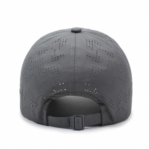 Baseball Cap Polyester Quick Dry Laser Cut Breathable Embroidery Sun Hat Outdoor Sports Casual Unisex Adjustable