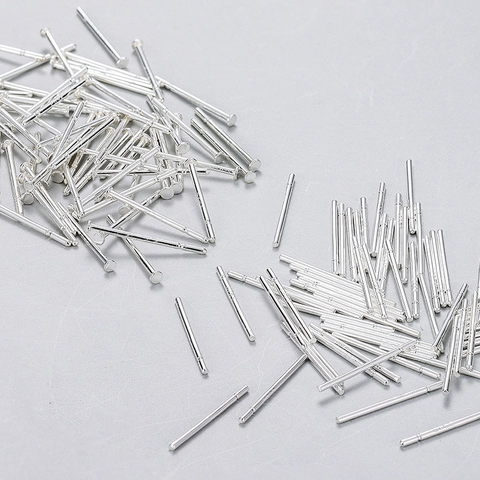 925 Sterling Silver Earring Post Straight Pins For DIY Jewelry Making Hypoallergenic Earrings Finding Hallmark S925
