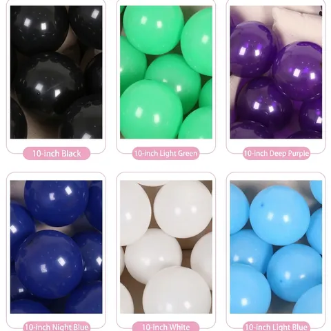 Matte Round Latex Balloons Thickened Colorful For Birthday Wedding Party Decoration Events
