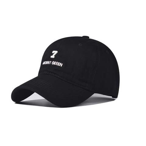 Cappellino Da Baseball In Cotone Ricamato 7 Mount Green Protezione Solare Sport All'Aperto Tempo Libero Unisex Regolabile