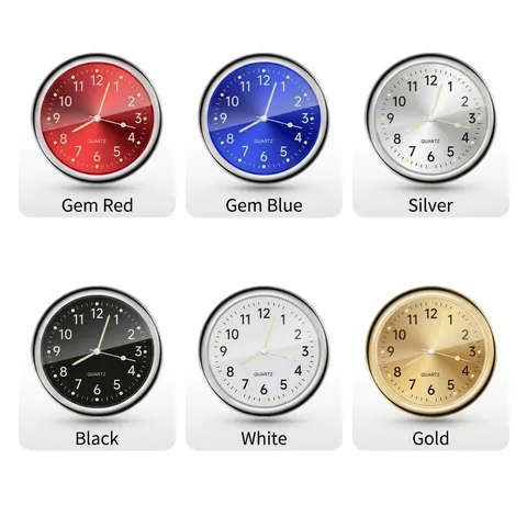 Orologio Da Cruscotto Per Auto Luminoso Al Quarzo Orologio Per Interni Lega Vetro Minerale Decorazione