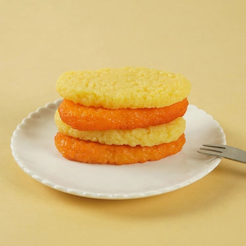 Modello Simulazione Realistico Hash Brown PVC Giocattolo Portachiavi Per Oggetti Di Scena Decorazione Cucina
