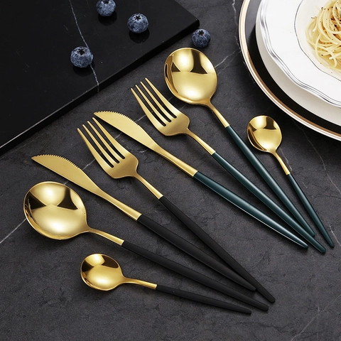 Gold Flatware