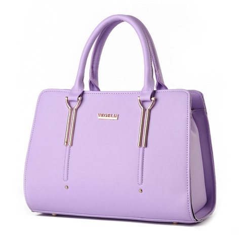 Borsa A Mano Con Manico Superiore In Pelle PU Borsa A Tracolla Strutturata Con Finiture Dorate Per Donna Lavoro Quotidiano