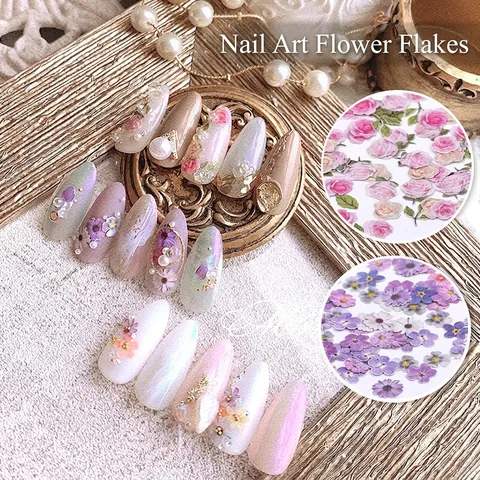 Zellstoff Nagelkunst Scheiben Blumen Alphabet Muster Ultradünne DIY Dekoration Maniküre Zubehör Gemischt