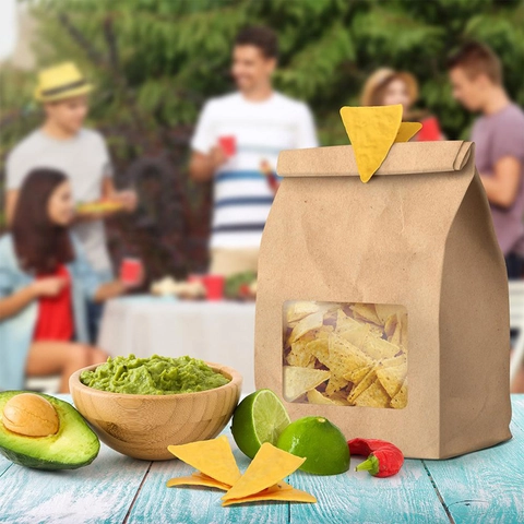 Creative Potato Tortilla Chip Shape Bag Sealing Clips ABS Plastic Moisture Proof Reusable Food Storage Clamps