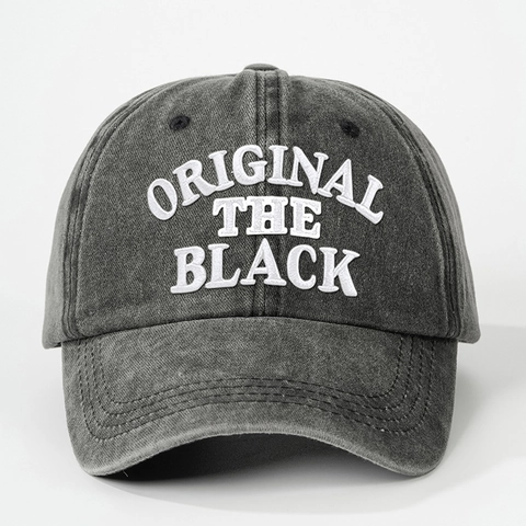 Washed Cotton Baseball Cap Buchstaben Stickerei Vintage Distressed Sonnenschutz Verstellbar Outdoor Hut Für Herren Damen