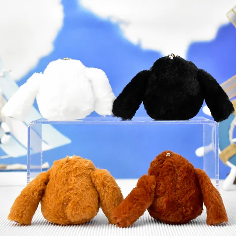 Cute Gorilla Plush Pendant Simulation Monkey Stuffed Animal Keychain Soft Gorilla Doll Bag Decoration Ornament Gift For Women Men