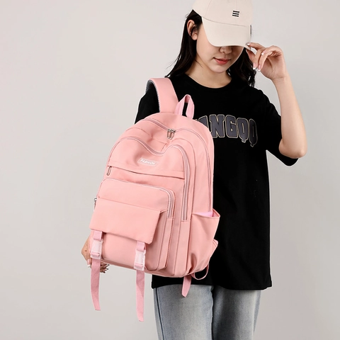 Große Kapazität Nylon Rucksack Mehrere Taschen Schultasche Für Studenten Leichter Atmungsaktiver Reise Laptop Rucksack Mode