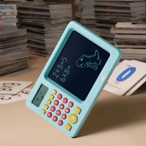 Macchina Per Calcolo Mentale Portatile Bambini Giocattolo Apprendimento Matematico Tavoletta Scrittura LCD Disegno Trainer